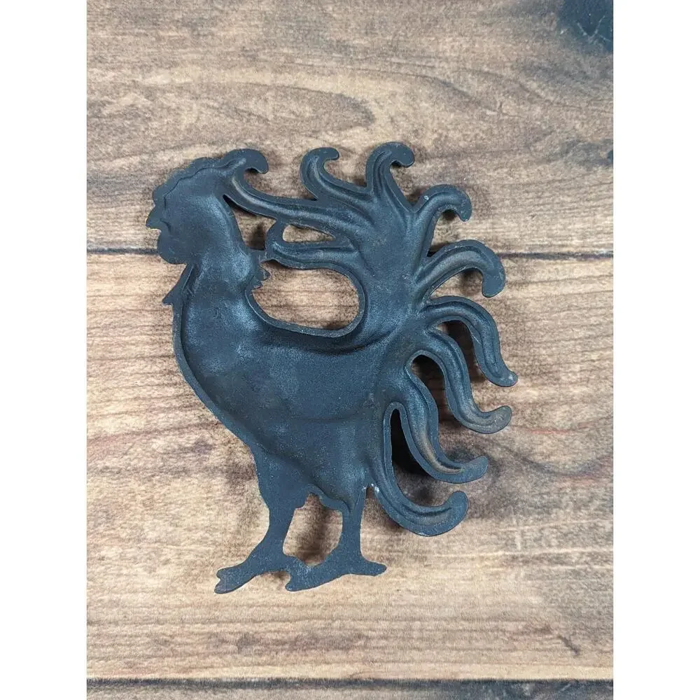 Vintage Cast Iron Metal Rooster Wall Hanging Trivet Country Decor‎ Wilton